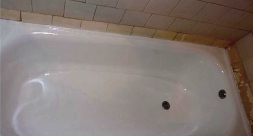Реставрация ванны жидким акрилом | Славянский бульвар